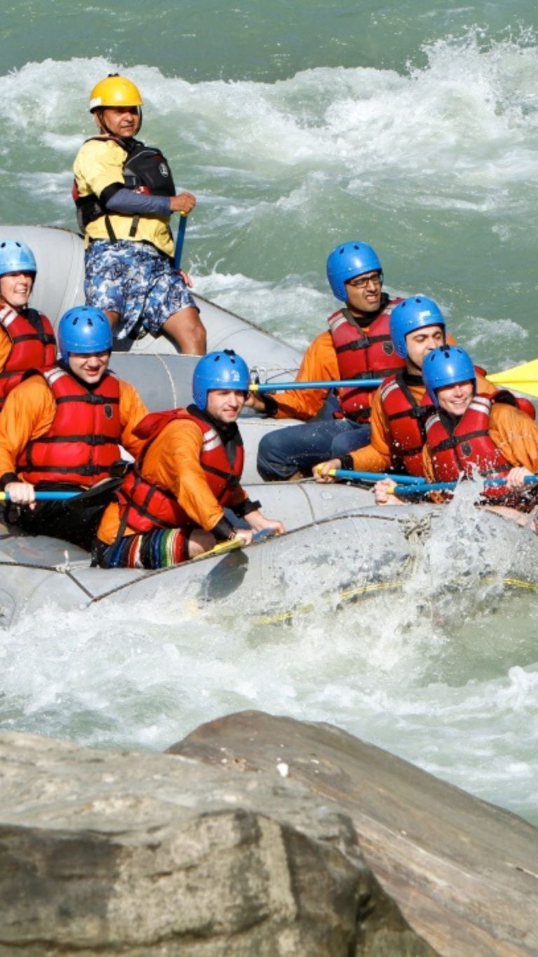 White Water Rafting in The Last Resort for School Expedition